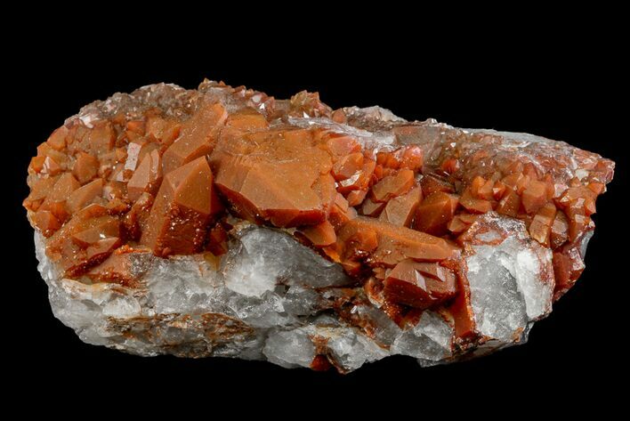 Natural, Red Quartz Crystal Cluster - Morocco #161078